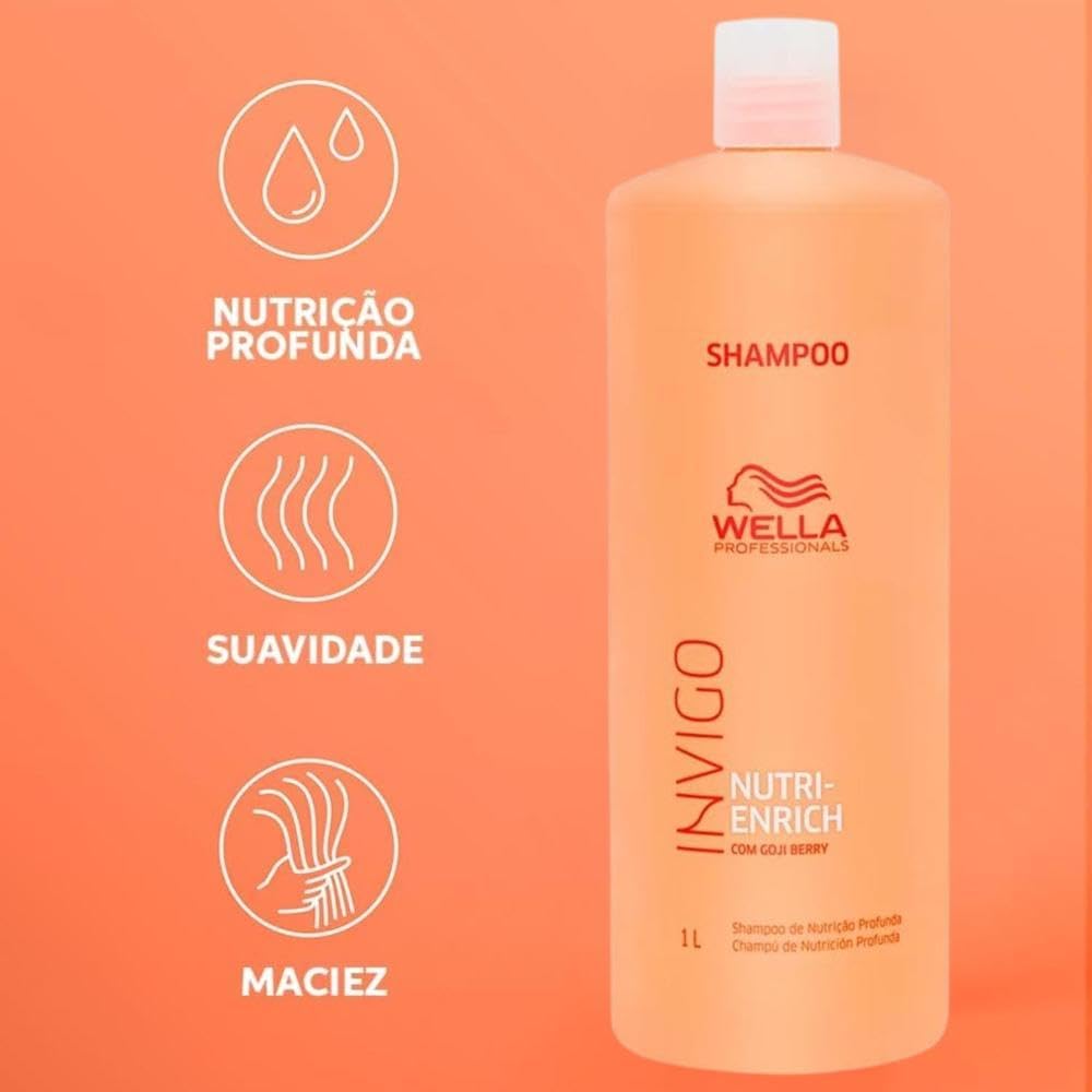 KIT WELLA INVIGO NUTRI-ENRICH SH 1L + COND 1L - Imagem 2