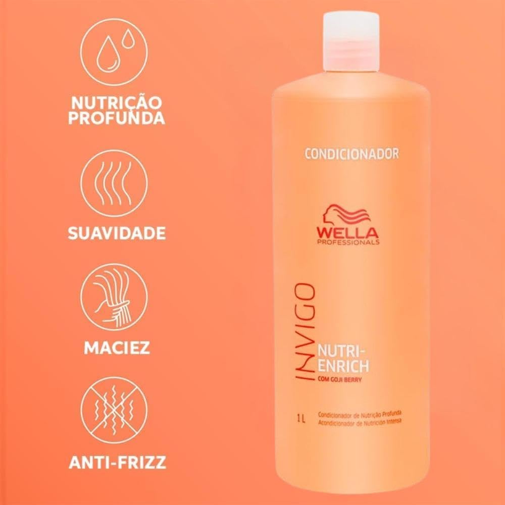 KIT WELLA INVIGO NUTRI-ENRICH SH 1L + COND 1L - Imagem 3
