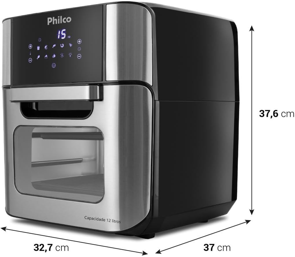 Fritadeira Philco Air Fryer Oven 12L PFR2200P - 127V - Imagem 6
