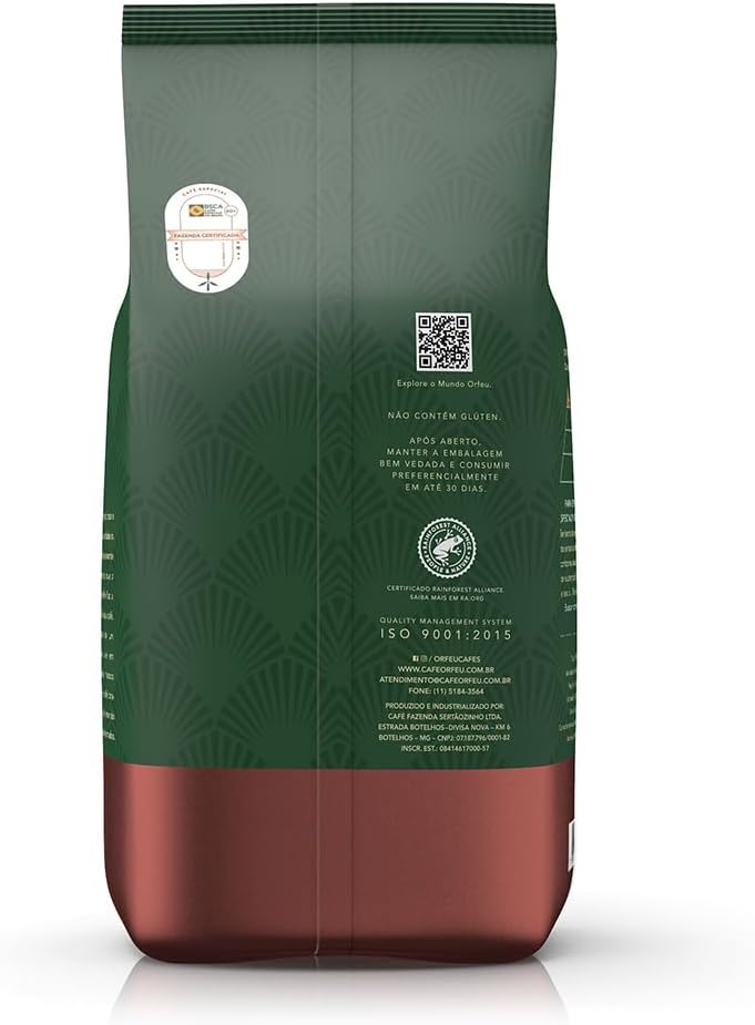 ORFEU Café em Grãos Intenso Torra Escura 1 kg - Imagem 4