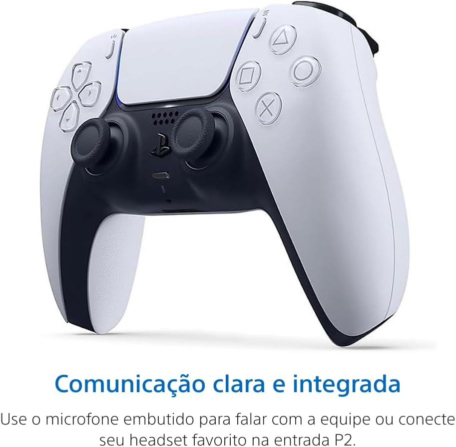 Controle sem fio PlayStation DualSense™ – Branco - Imagem 4