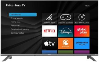 Smart TV 43″ Philco Roku TV HDR10 Dolby Áudio