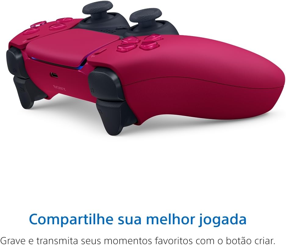 Controle sem fio PlayStation DualSense™ – Cosmic Red - Imagem 3