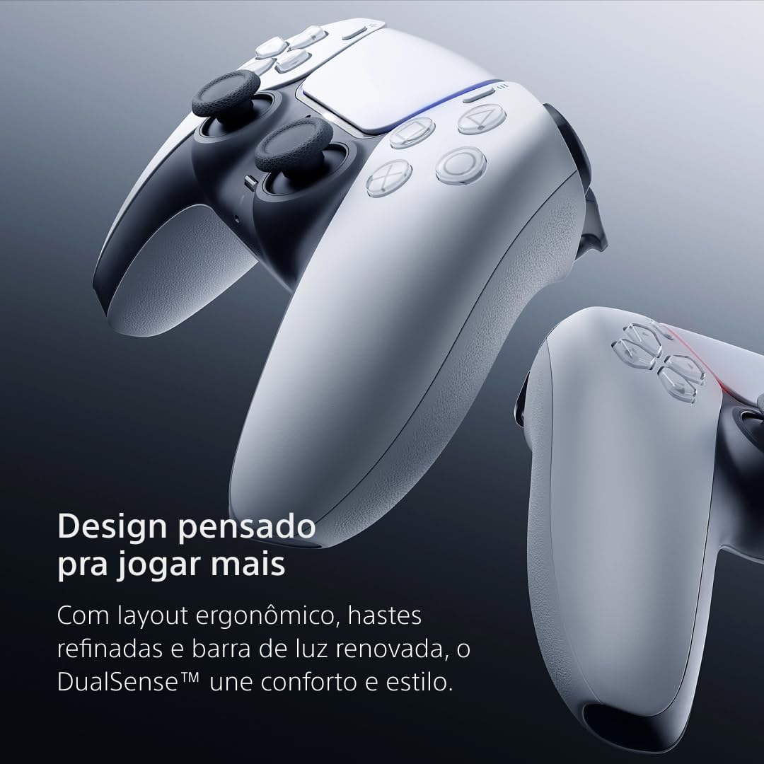 Controle sem fio PlayStation DualSense™ – Branco - Imagem 5
