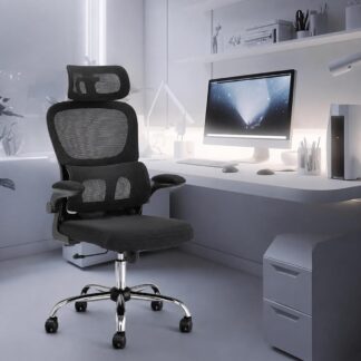 Cadeira de Escritório Ajuste Lombar Apoio de Cabeça Ajustável MAAT Ergonômica Cadeira de Escritório Ajuste Lombar Apoio de Cabeça Ajustável MAAT Ergonômica