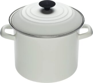 Le Creuset Stockpot 22 cm Aço Carbono Esmaltado Branco