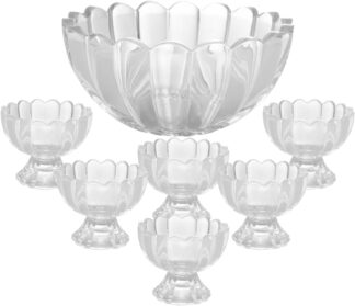 WOLFF – Conjunto 7 Peças Bowl com 6 Taças para Sobremesa Geneva 1,1L/125ml WOLFF – Conjunto 7 Peças Bowl com 6 Taças para Sobremesa Geneva 1,1L/125ml