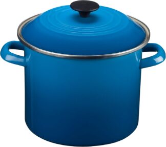 Le Creuset Stockpot 22 cm Aço Carbono Esmaltado Azul Marseille