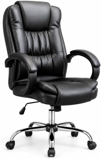 Cadeira de Escritório Presidente Diretor Acochoada Ergonômica Ajustável ART CADEIRAS (Preto) Cadeira de Escritório Presidente Diretor Acochoada Ergonômica Ajustável ART CADEIRAS (Preto)
