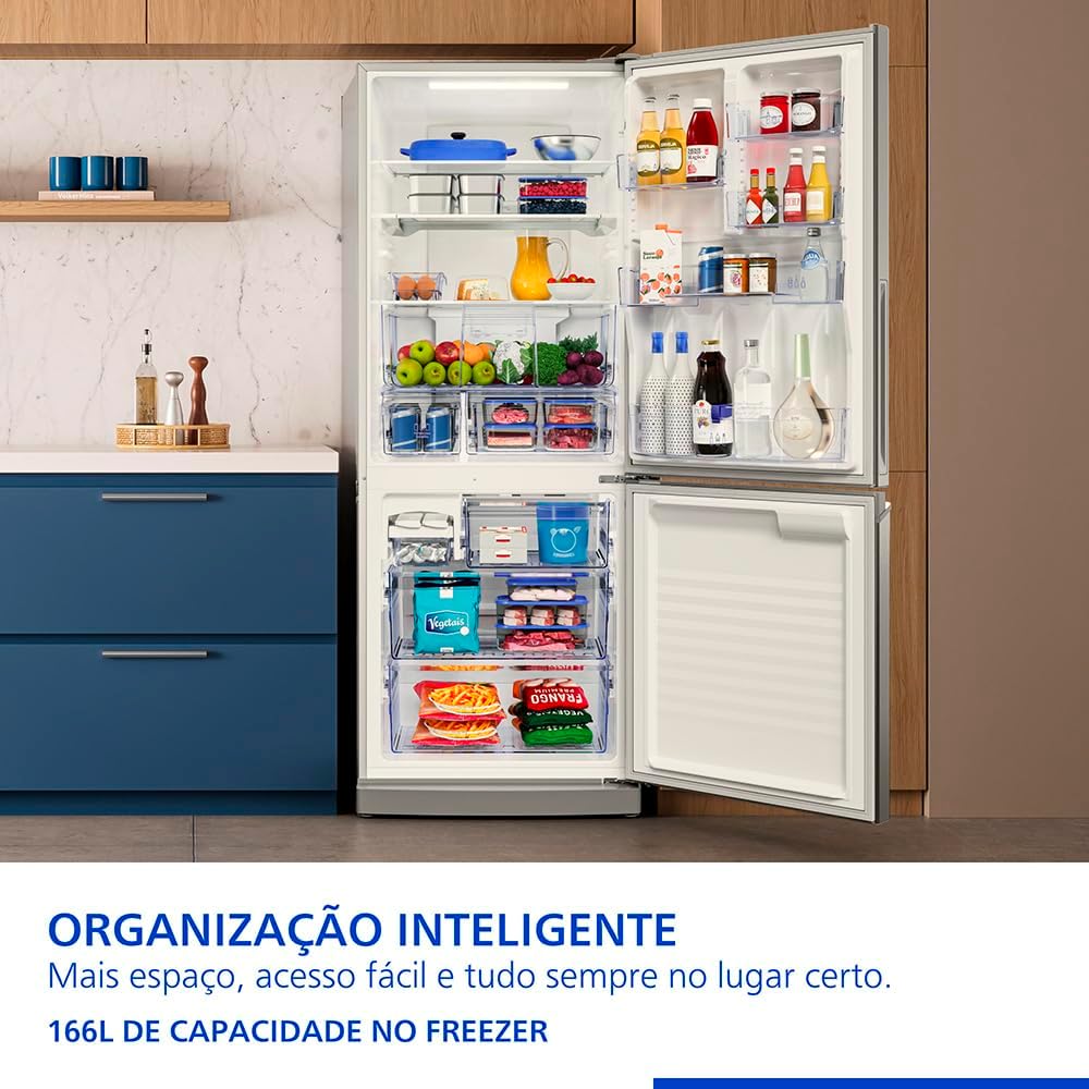 Geladeira Panasonic BB64PV2XC Frost Free Inverter 475L Aço Escovado Bivolt - Imagem 8
