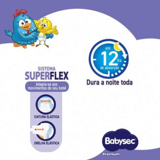 Fralda Babysec Premium Hiper XG 56 Unidades Fralda Babysec Premium Hiper XG 56 Unidades