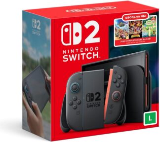 Bundle Nintendo Switch 2: Escolha Seu Jogo – Modelo Nacional de Tomada