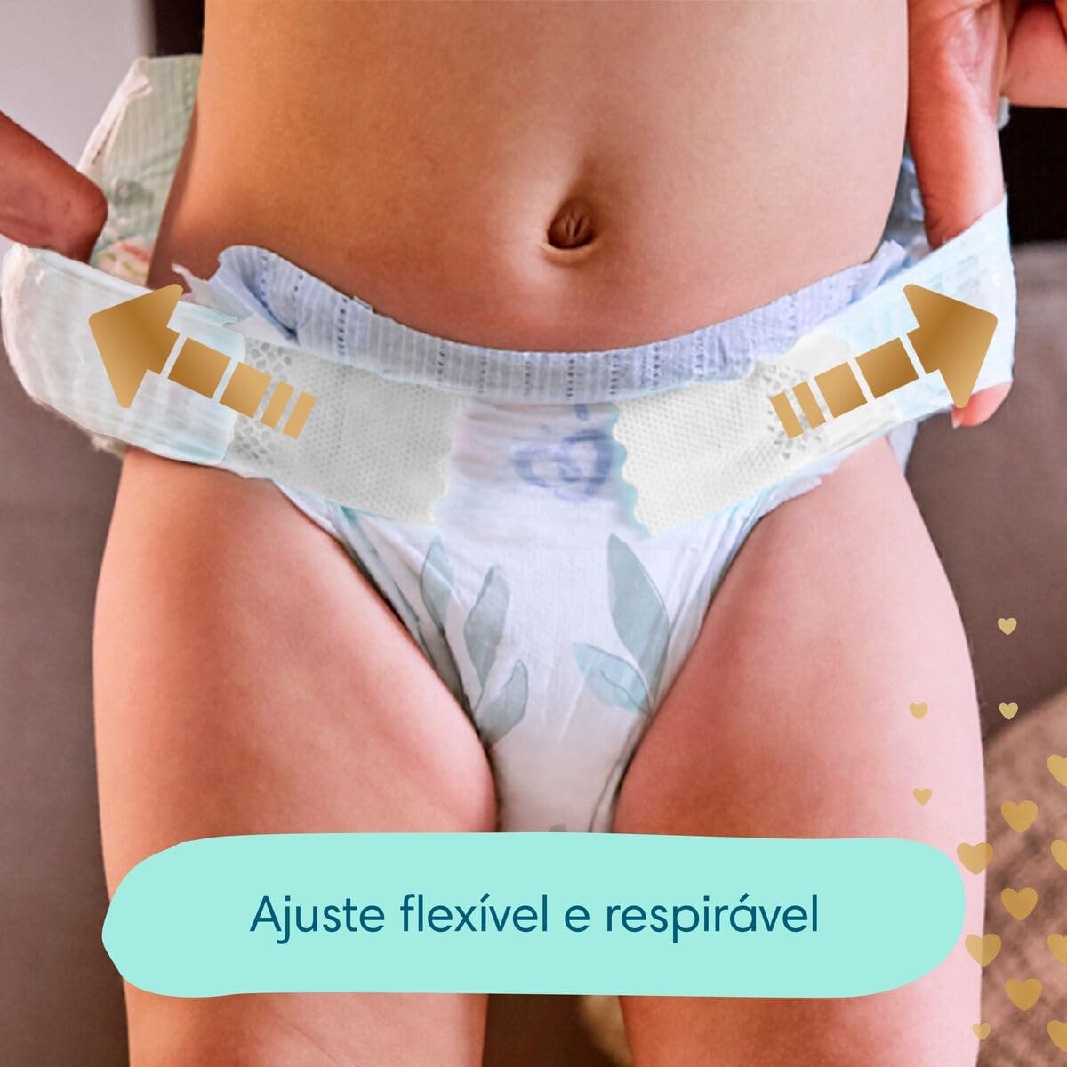 Fralda Pampers Premium Care M - 160 fraldas - Imagem 4