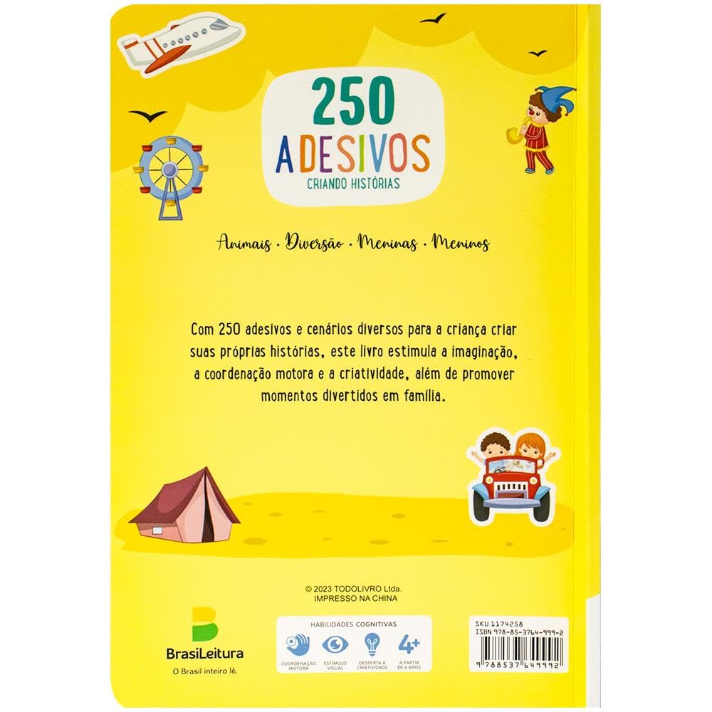 250 Adesivos - Criando Histórias: Diversão - Imagem 7