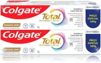 Colgate Total Original Mint Creme Dental com Flúor, 2x180g