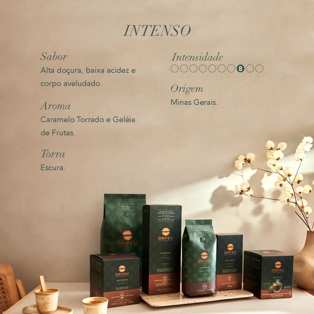 ORFEU Café em Grãos Intenso Torra Escura 1 kg - Imagem 7