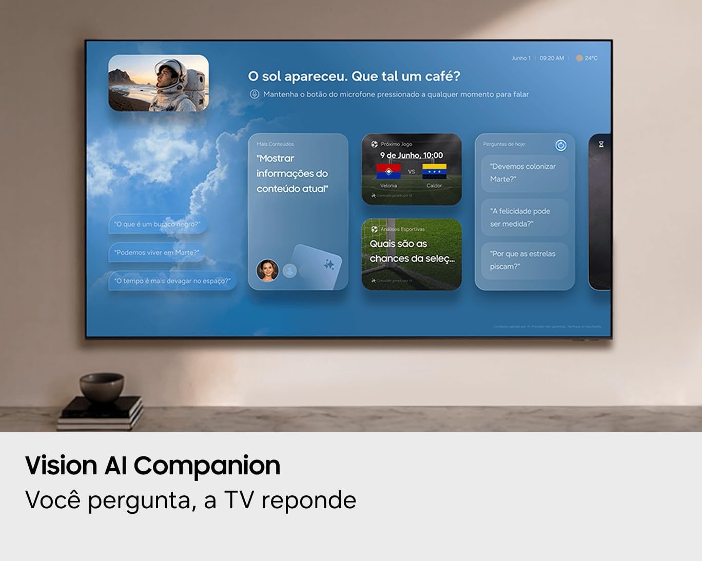 Samsung Smart TV 65" MiniLED 4K M75H - Imagem 3