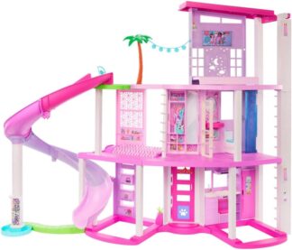 Barbie Conjunto de Brinquedo Casa Com Escorregador Barbie Conjunto de Brinquedo Casa Com Escorregador