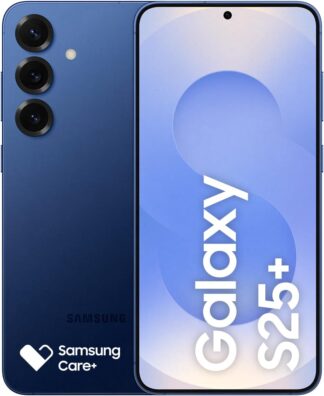Celular Samsung Galaxy S25+ 5G, 256GB, 12GB RAM, Câmera Tripla de 50+12+10, Tela Grande de 6.7″, Azul Marinho
