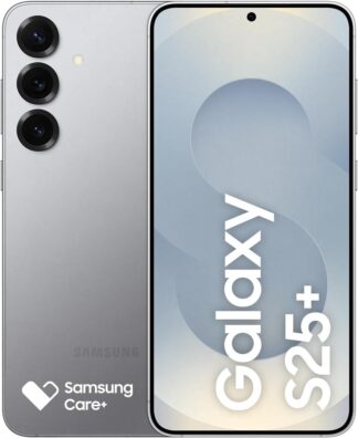 Celular Samsung Galaxy S25+ 5G, 256GB, 12GB RAM, Câmera Tripla de 50+12+10, Tela Grande de 6.7″, Prata