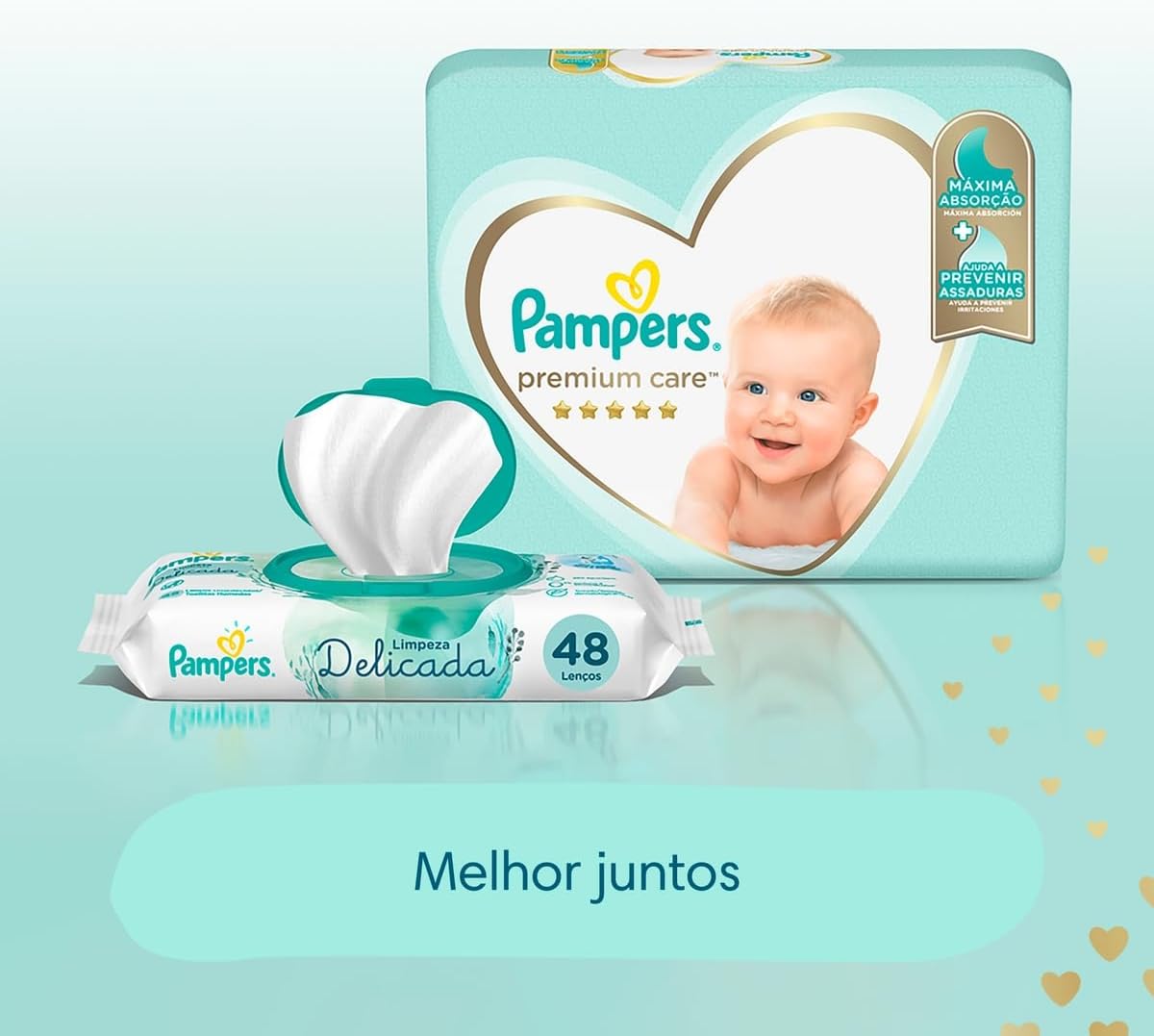 Fralda Pampers Premium Care Tamanho XXXG 104 Unidades - Imagem 9