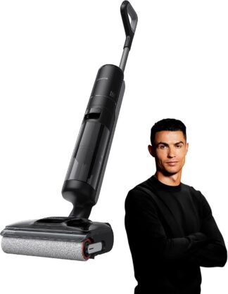 Dreame H60 GT, Aspirador Vertical Sem Fio Seco e Úmido, Sucção 21kPa, Manuseio Leve, 0 Emaranhados, Reclinável 180°, Limpeza com Escova Dupla, Lavagem Quente 90°C, Limpeza com Água Fresca, 220V-240V