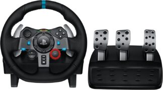 Volante e Pedais Logitech G29 Driving Force com Force Feedback para PS5, PS4, PS3 e PC Volante e Pedais Logitech G29 Driving Force com Force Feedback para PS5, PS4, PS3 e PC