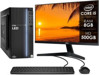 Computador Completo Intel Core i5 8GB HD 500GB Monitor 17″ 4 Núcleos Super Turbo Pc Hdmi Teclado e Mouse Strong Tech Computador Completo Intel Core i5 8GB HD 500GB Monitor 17″ 4 Núcleos Super Turbo Pc Hdmi Teclado e Mouse Strong Tech