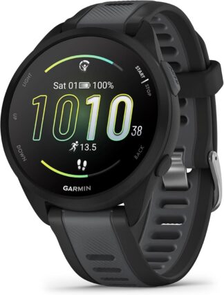 Garmin Relógio Forerunner 165 – 43mm com Monitor Cardíaco de Pulso e GPS