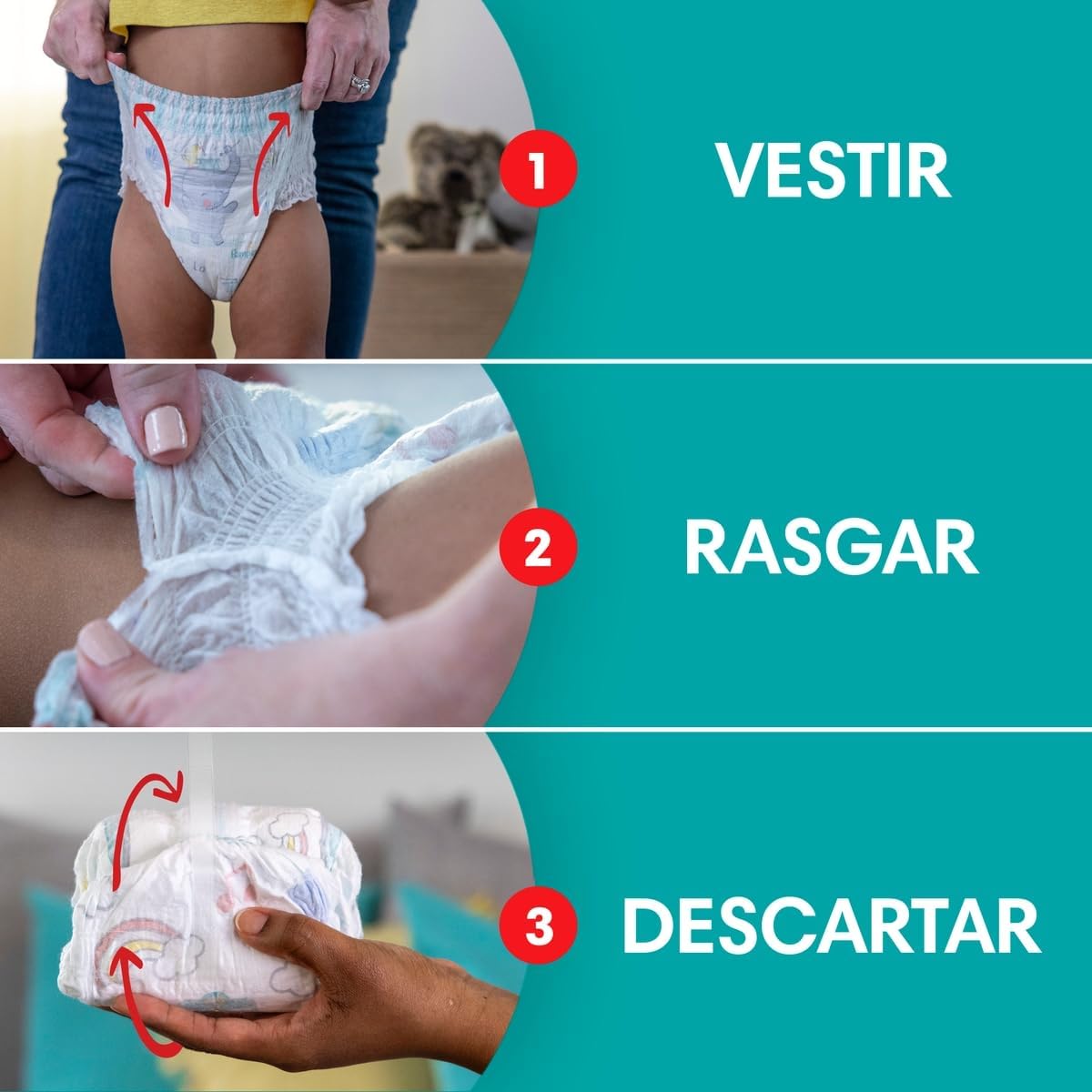 Fralda Pampers Pants Ajuste Total Tamanho XXXG,108 Unidades - Imagem 7
