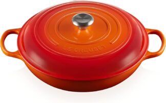 Le Creuset Grelha de ferro fundido esmaltado, 5 qt., chama