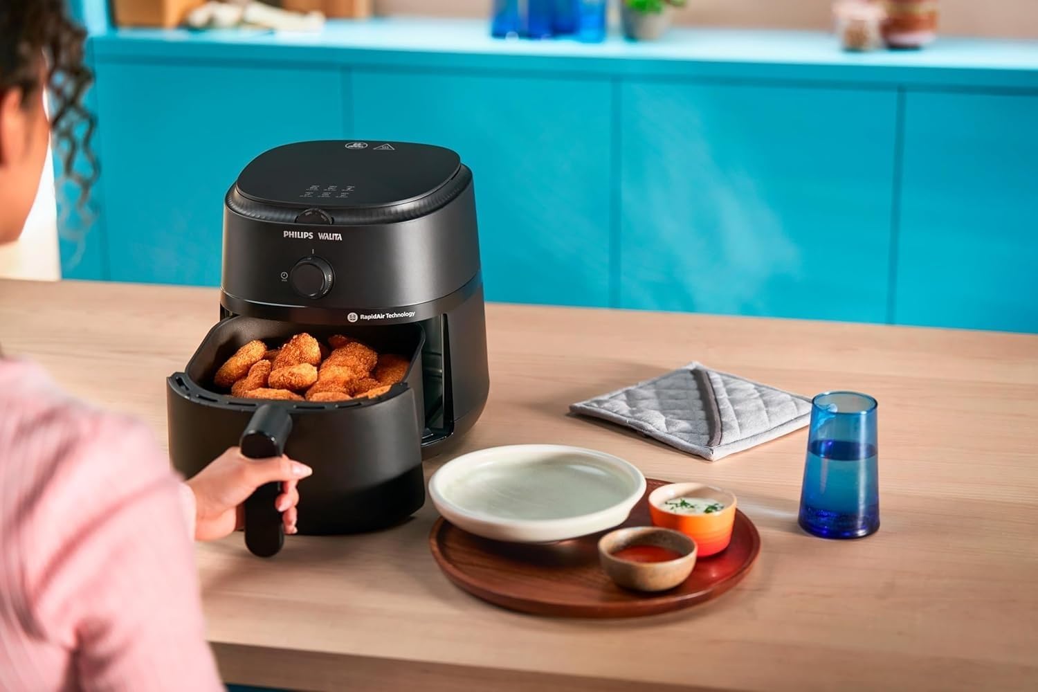 Philips Walita Fritadeira Airfryer Série 1000 XL 6,2L, Preta, 220V - Imagem 9
