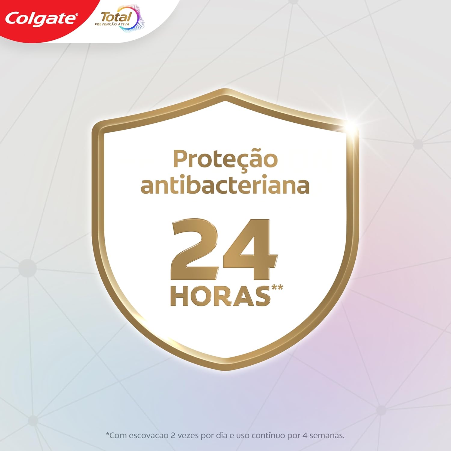 Colgate Total Original Mint Creme Dental com Flúor, 2x180g - Imagem 4