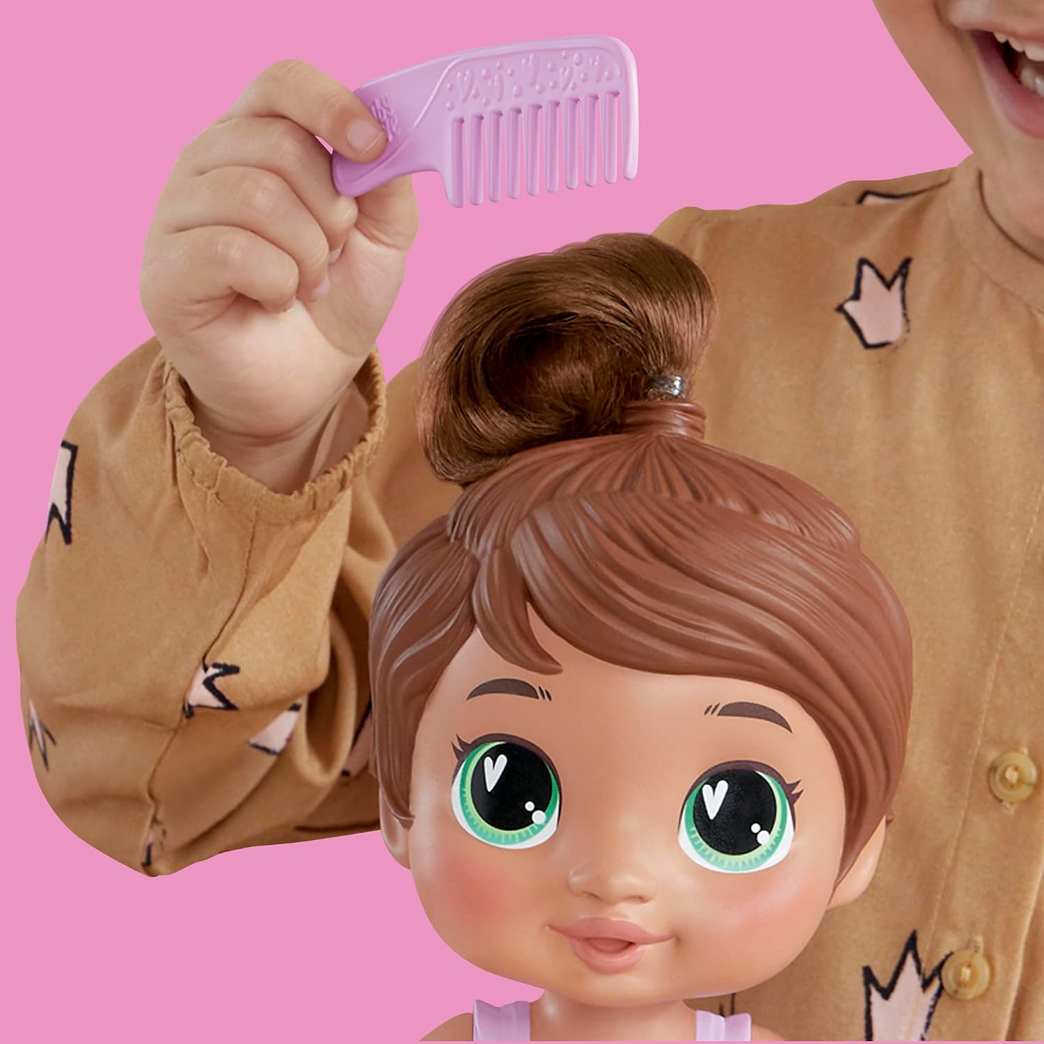 Baby Alive, Boneca, Bebê Shampoo, Sophia Sparkle - Cabelos Castanhos - Imagem 3