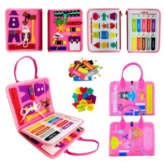 Livro Educativo Montessori: Meu Livrinho Sensorial Maleta Educativa – Princesas