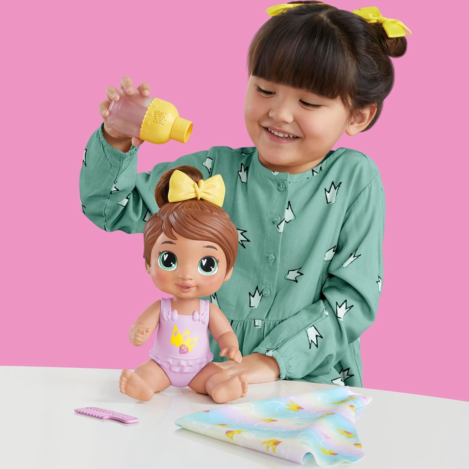 Baby Alive, Boneca, Bebê Shampoo, Sophia Sparkle - Cabelos Castanhos - Imagem 5
