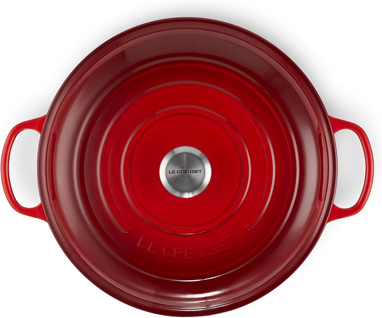 Le Creuset Grelha de ferro fundido esmaltado, 5 qt., Cerise - Imagem 2