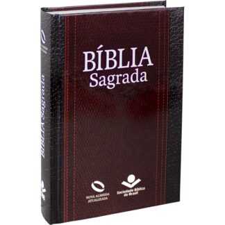 Bíblia Sagrada NAA, Letra Maior, Capa Dura Ilustrada: Preta: Nova Almeida Atualizada (NAA)