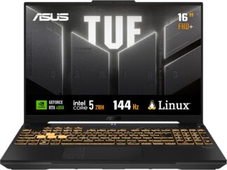 Notebook ASUS TUF Gaming F16, Intel Core 5, RTX4050, 16 GB, 512 GB, KeepOS, Tela 16″ LCD LED, Mecha Gray – 5FX607VU-RL385