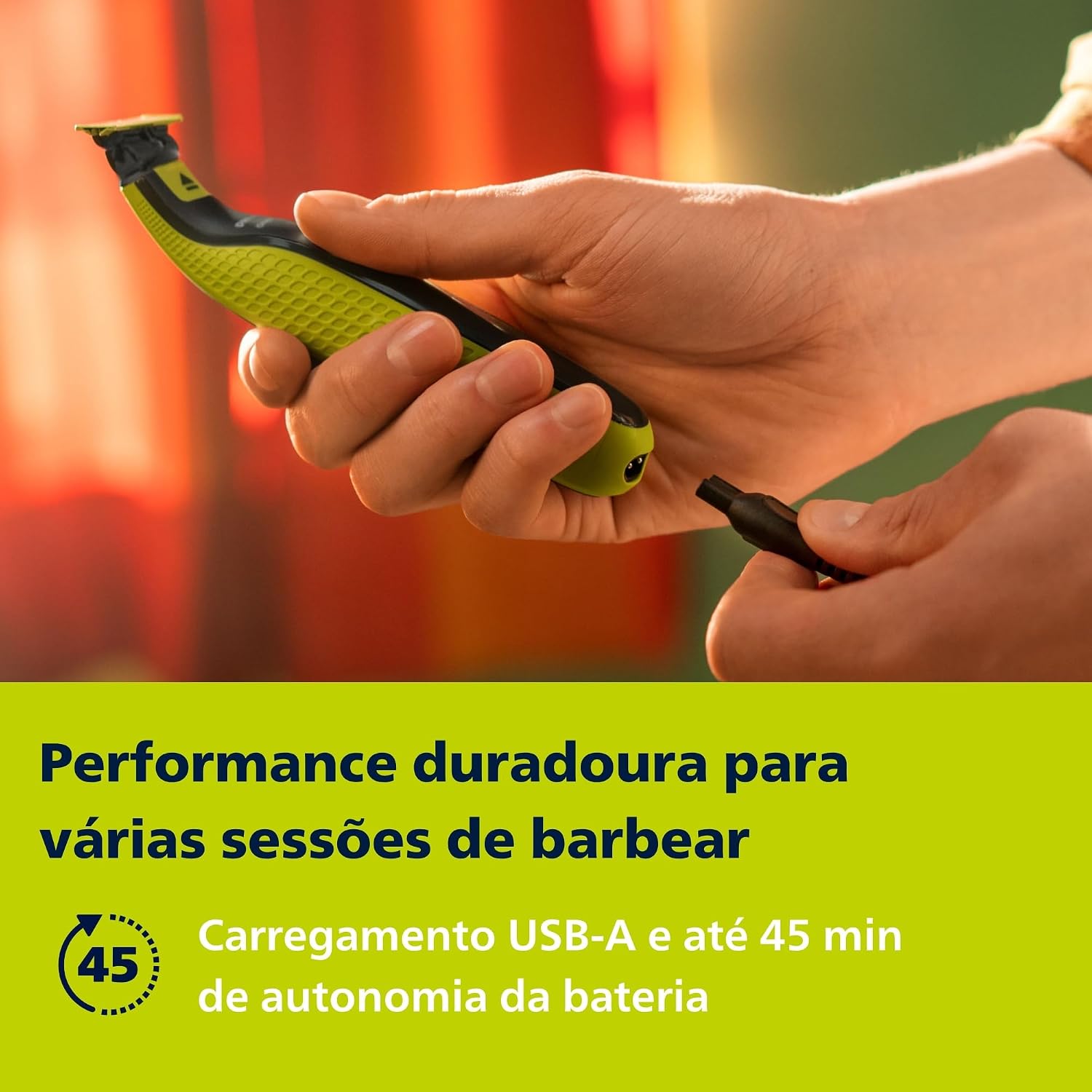 Philips OneBlade Barbeador e Aparador Elétrico: Raspa, Apara e Contorna - Imagem 7