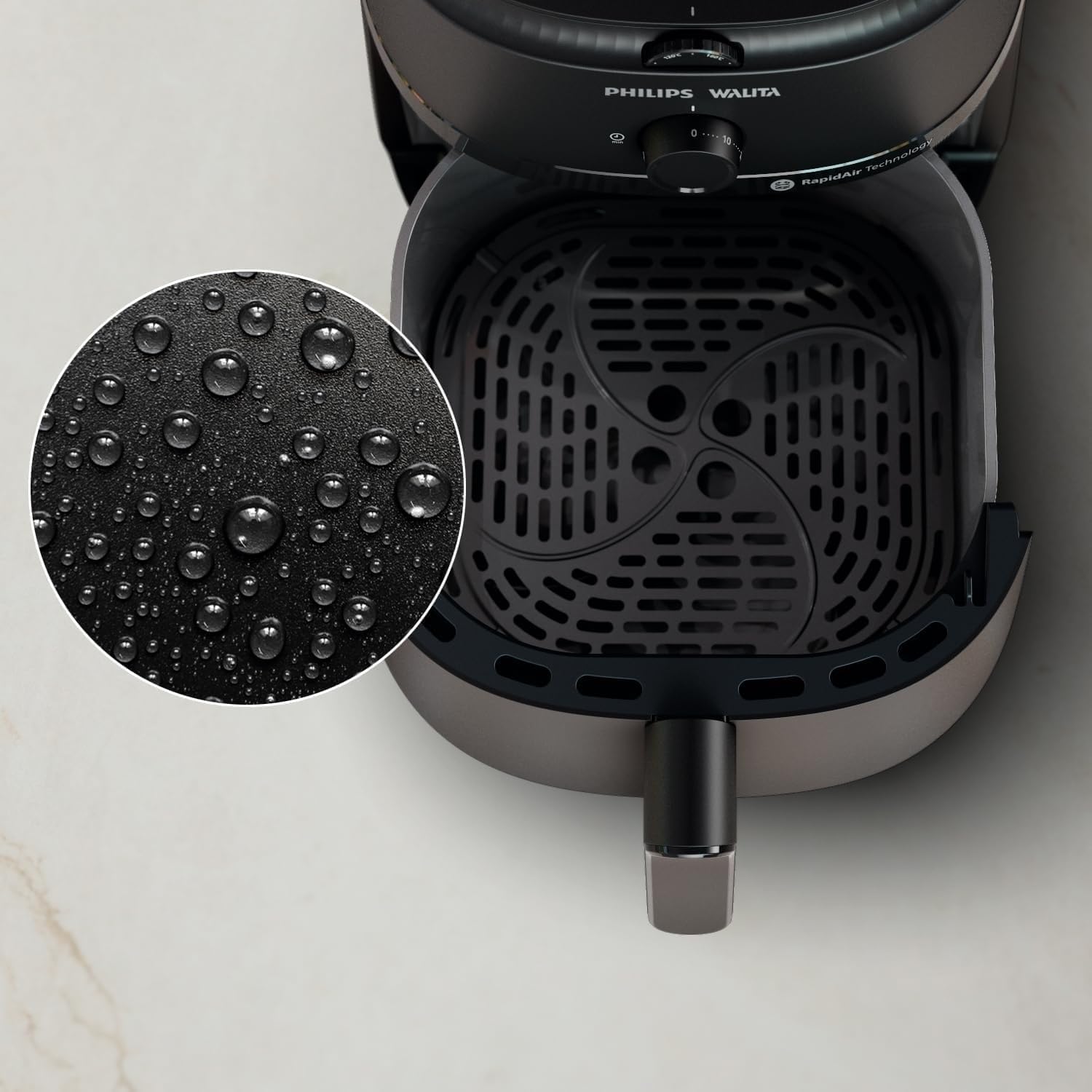 Philips Walita Fritadeira Airfryer Série 1000 XL 6,2L, Preta, 220V - Imagem 5