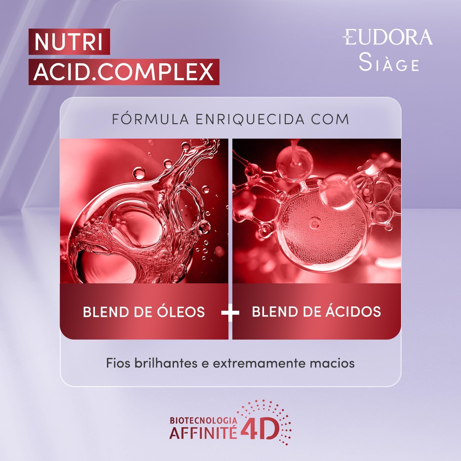 Eudora Siàge Nutri Acid.Complex Óleo em Creme 100ml - Imagem 4