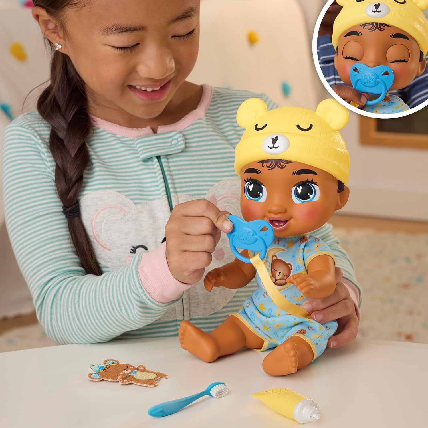 Baby Alive, Boneco, Pequenos Sonhos, Snooze Bear - Cabelos Pretos - Imagem 2