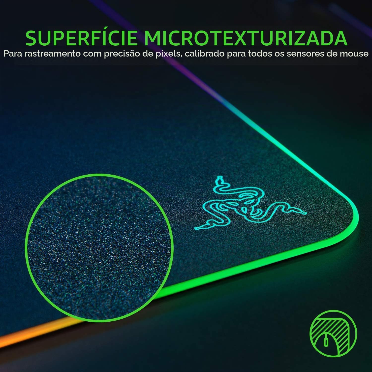 Mouse Pad Duro Razer Firefly V2 - RZ0203020100 - Imagem 3