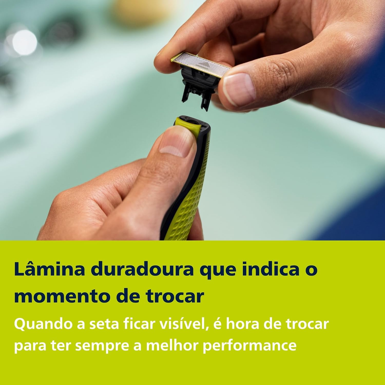 Philips OneBlade Barbeador e Aparador Elétrico: Raspa, Apara e Contorna - Imagem 6