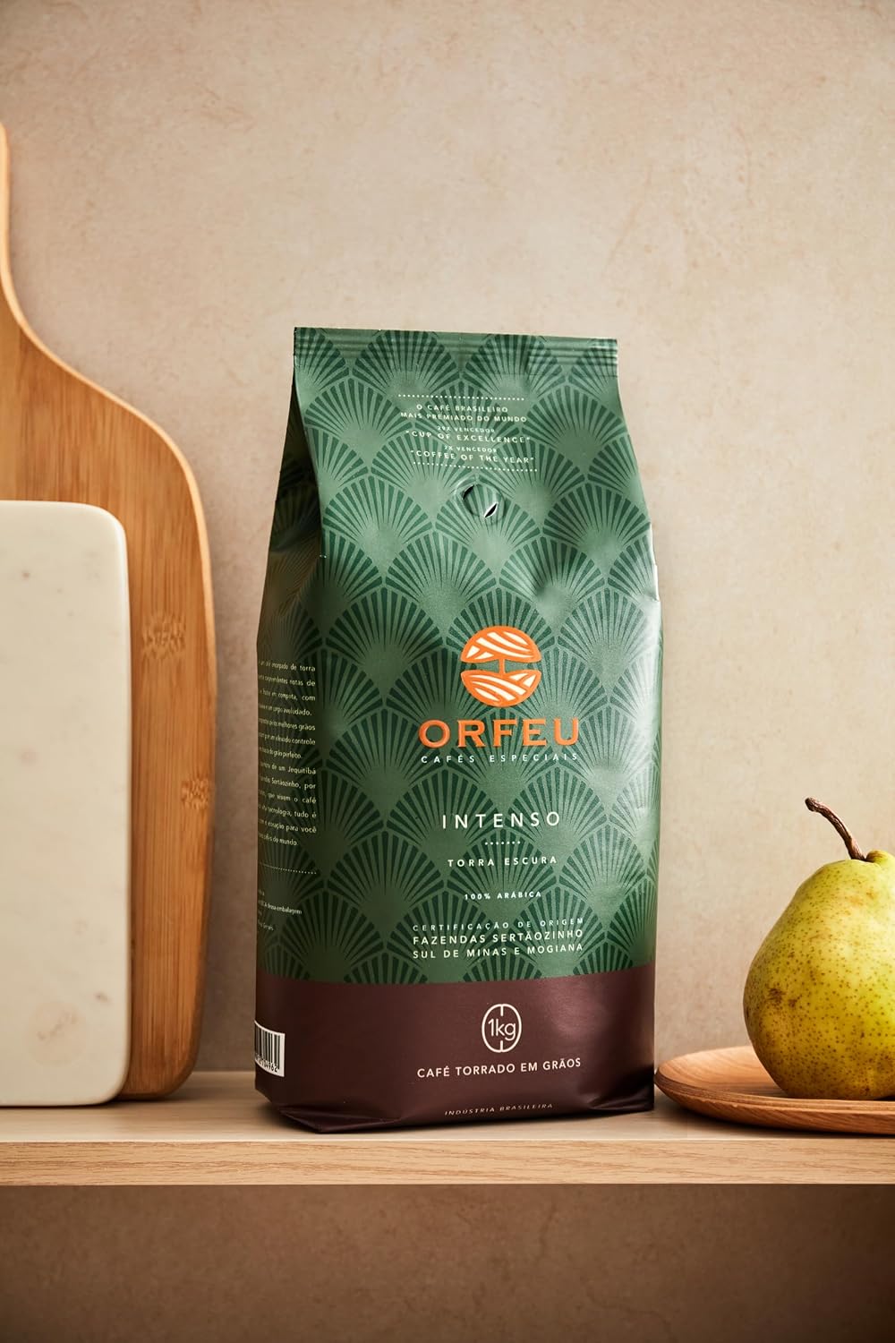 ORFEU Café em Grãos Intenso Torra Escura 1 kg - Imagem 6