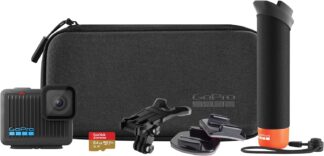 Gopro Hero Bundle – Kit Câmera de Ação Compacta 4K Com Acessórios, 12Mp, Estabilização Hypersmooth, À Prova D’Água