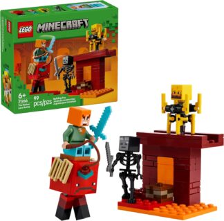 LEGO Minecraft A Batalha de Lava no Nether 21266 (99 Peças) LEGO Minecraft A Batalha de Lava no Nether 21266 (99 Peças)