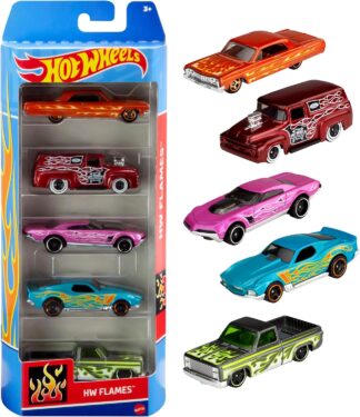 Pacote 5 Carros Sortidos, Hot Wheels, Mattel, Multicor – não é possível escolher as cores Pacote 5 Carros Sortidos, Hot Wheels, Mattel, Multicor – não é possível escolher as cores
