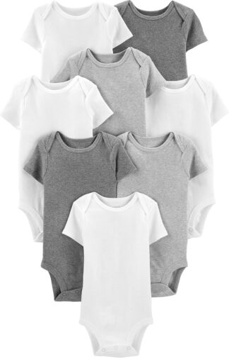 Body Pacote com 8 bodies de manga curta Simple Joys by Carter’sUnisex Bebê Body Pacote com 8 bodies de manga curta Simple Joys by Carter’sUnisex Bebê